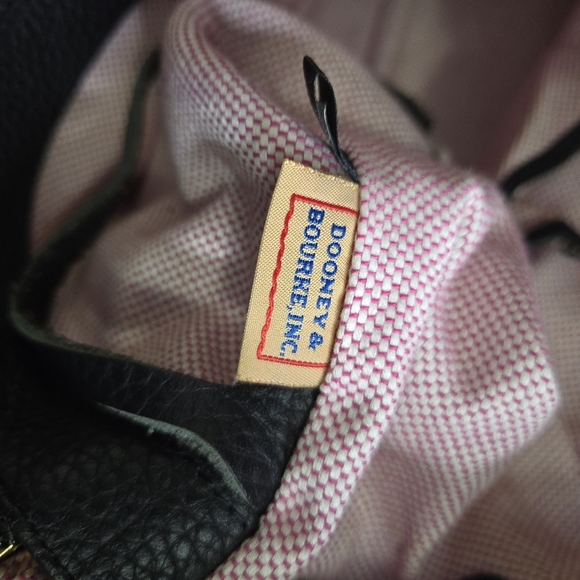 Dooney & Bourke Chiara Large Pebble Black Leather Satchel Shoulder Bag - Picture 14 of 15